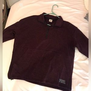 PINK quarter zip pullover